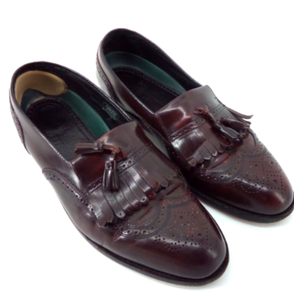 Florsheim Imperial Genuine Leather Tassel Brown Oxford Loafer Shoes 11.5 - Picture 2 of 14